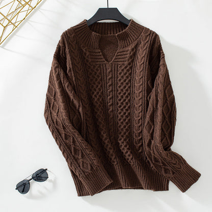 Loane | Cozy Long Sleeve Knit Sweater