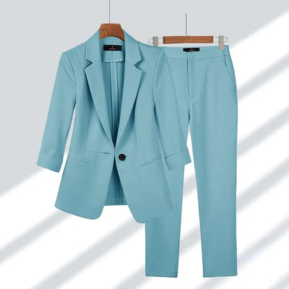 Cherry | Coordinated Formal Suit Jacket and Trousers
