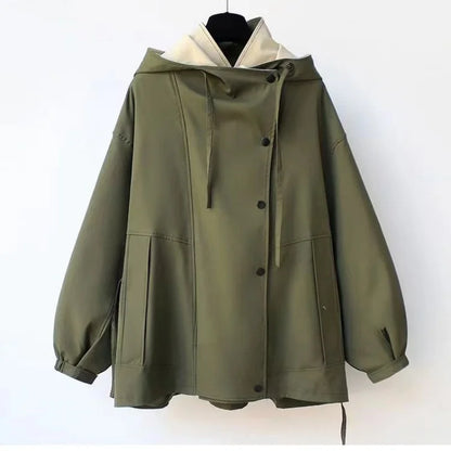 Clemence | Stylish Hooded Windbreaker Jacket