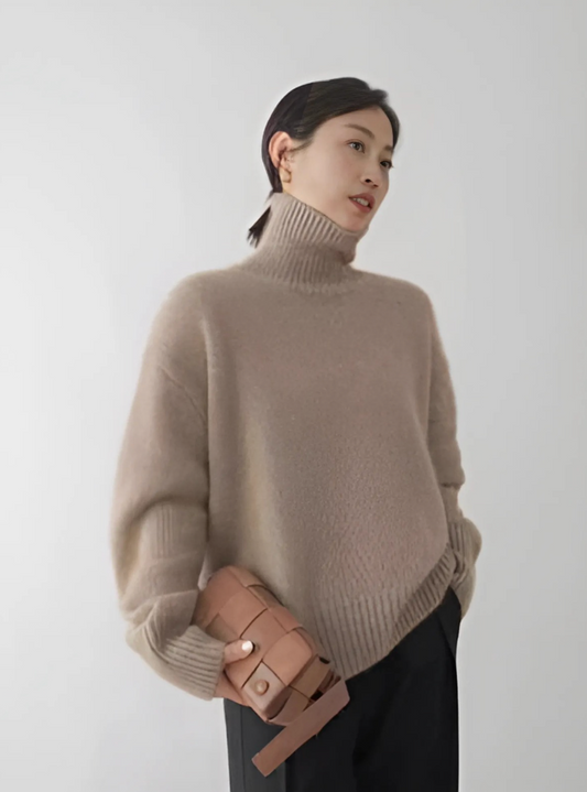 Larine | Cozy Turtleneck Knitwear