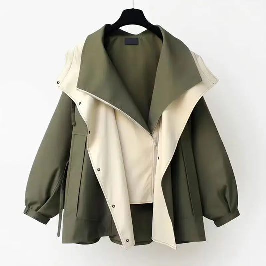 Clemence | Stylish Hooded Windbreaker Jacket