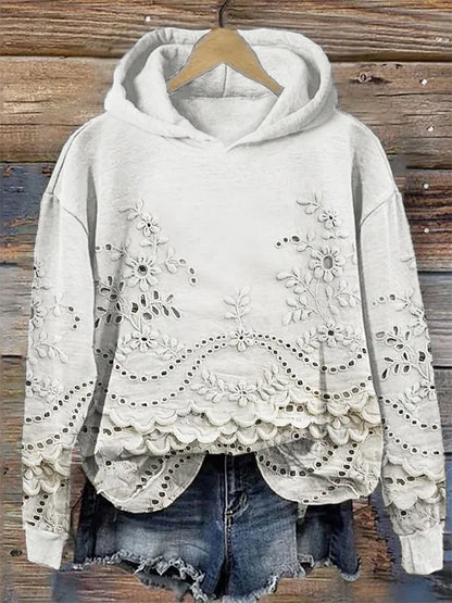 Monique | Casual hoodie with stylish print
