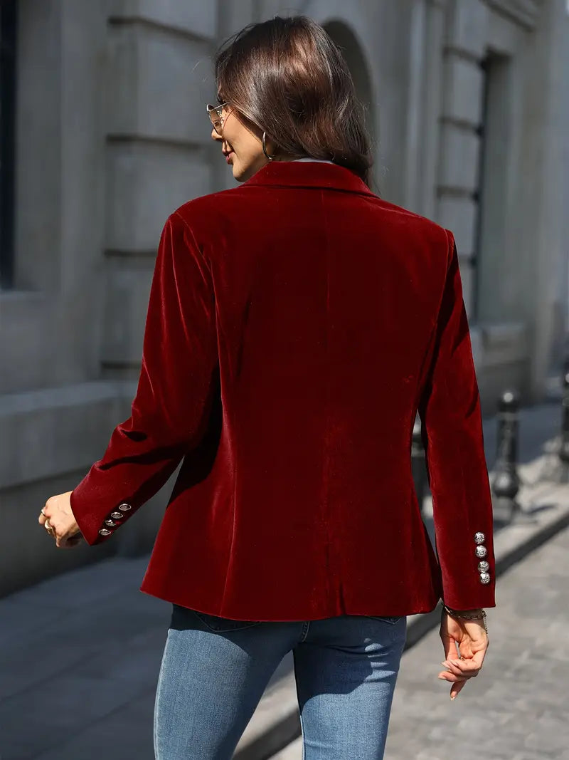Isla | Sophisticated Velvet Blazer