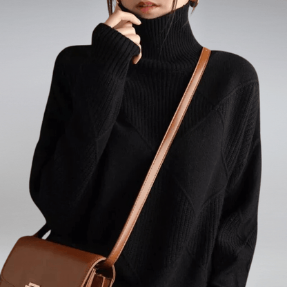 Alice | Cozy Turtleneck Knit Sweater