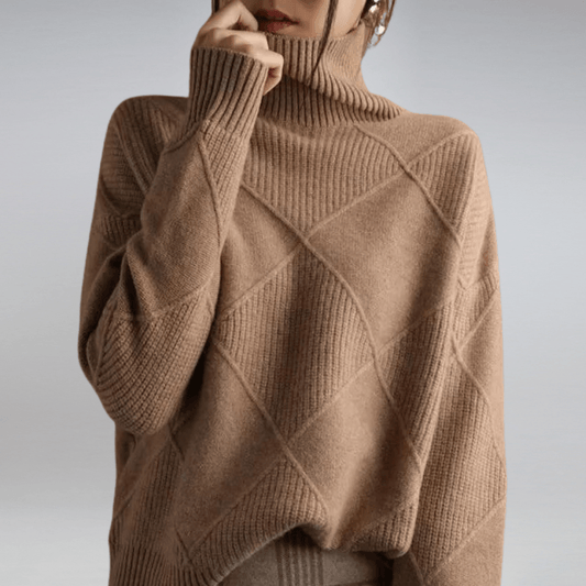 Alice | Cozy Turtleneck Knit Sweater