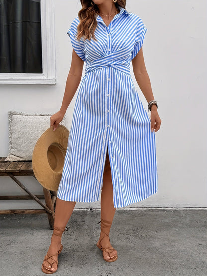 Josiane | Striped Casual Dress