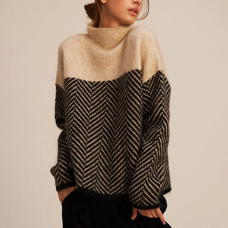 Imani | Cozy Turtleneck Knit Sweater