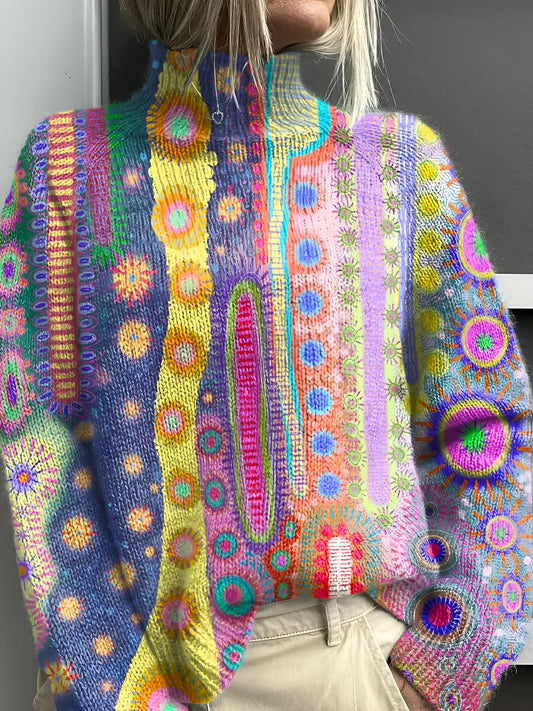 Maci | Vibrant Knit Turtleneck Sweater