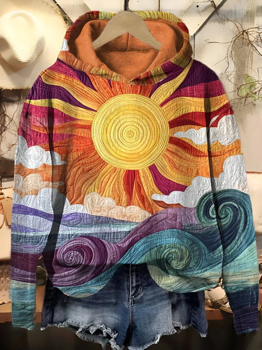 Sofie | Retro Sunburst Hoodie