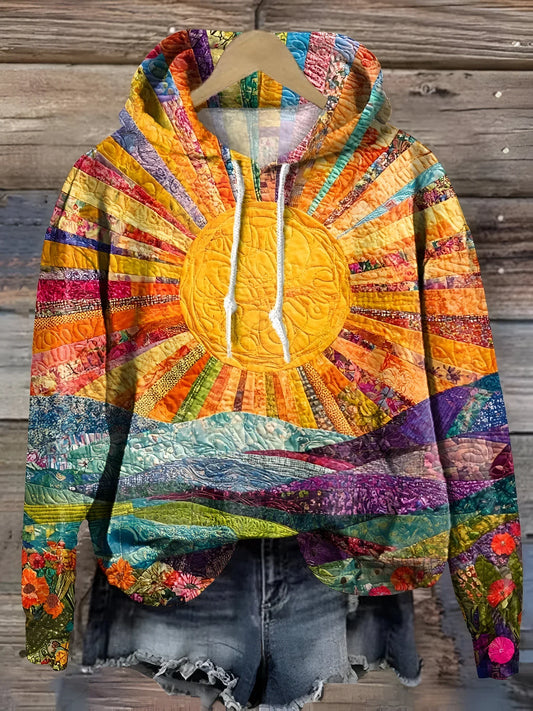 Emeline | Vibrant Sunrise Hoodie