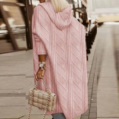 Johani | Long-Length Hooded Cardigan